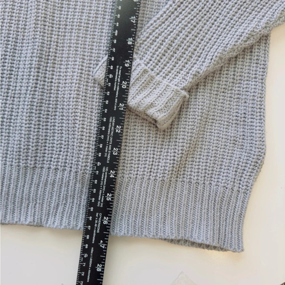 AMERICAN EAGLE‎ Light Blue Knit Mock Neck Sweater Size S\XS - Picture 7 of 13